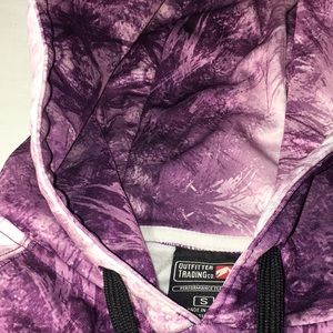 Outfitter Trading Co. purple  white Hoodie.